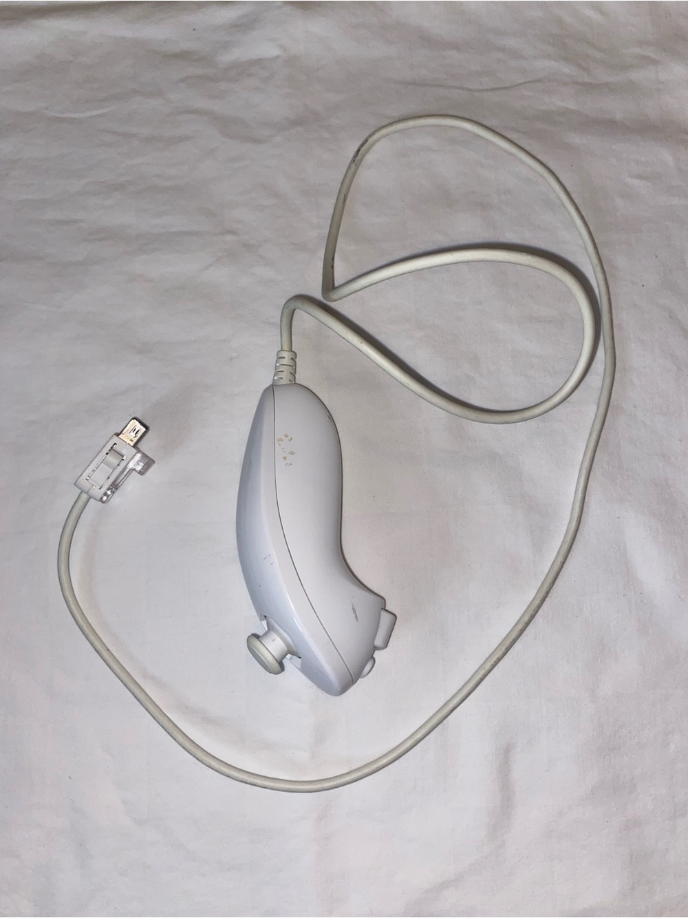 Nintendo White Wii Nunchuk Controller